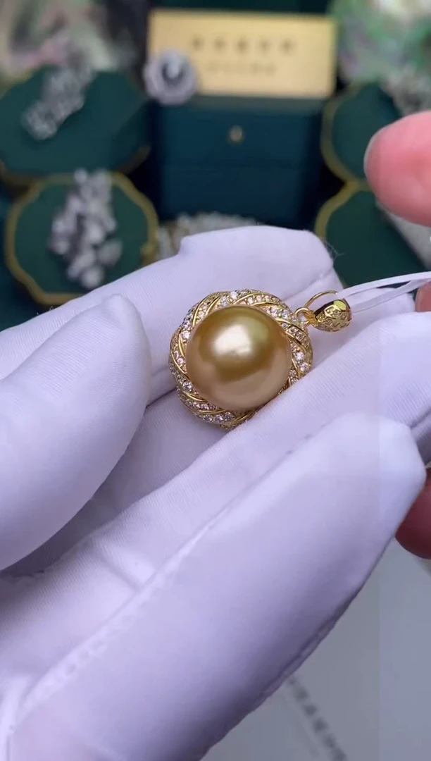 【闪购商品】海水珍珠颈饰银S925镶嵌14-15