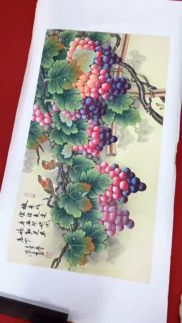 国画国画字画姐姐真美丽