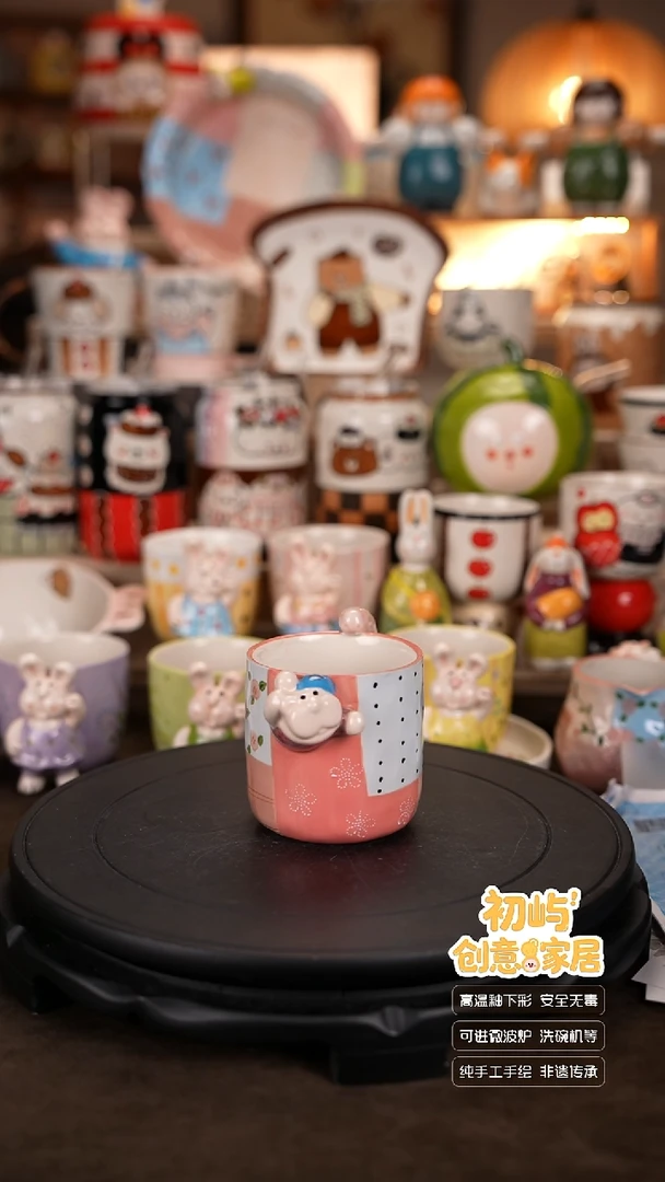 瓷初屿手工手绘餐具