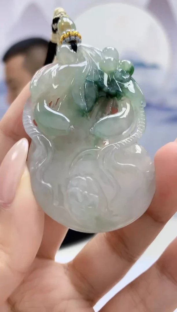 未镶嵌定制翡翠4898xx-毛货挂件56