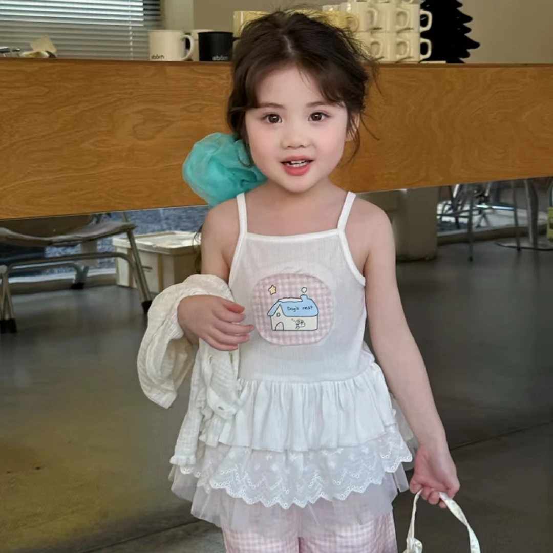 棉小九 儿童小房子贴布吊带（小童）462099