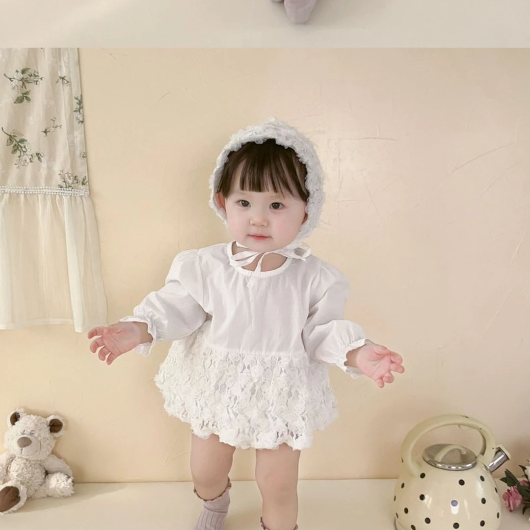 婴幼包屁连体衣➕帽子