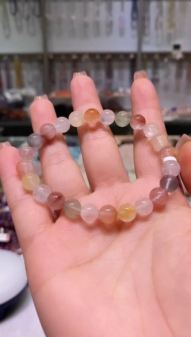 未镶嵌手链水晶多样性发其一兔毛