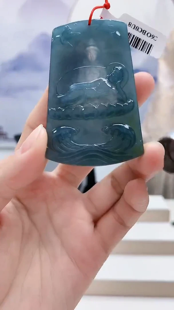未镶嵌定制翡翠4812lr-毛货挂件62