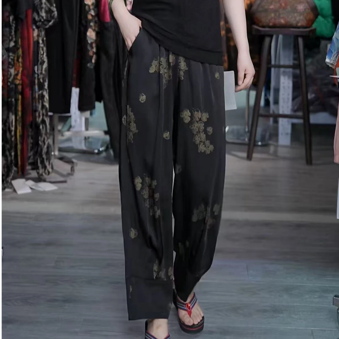 九分显瘦束脚哈伦裤