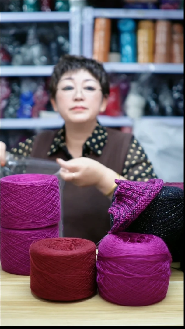 羊毛欢姐手编线B428