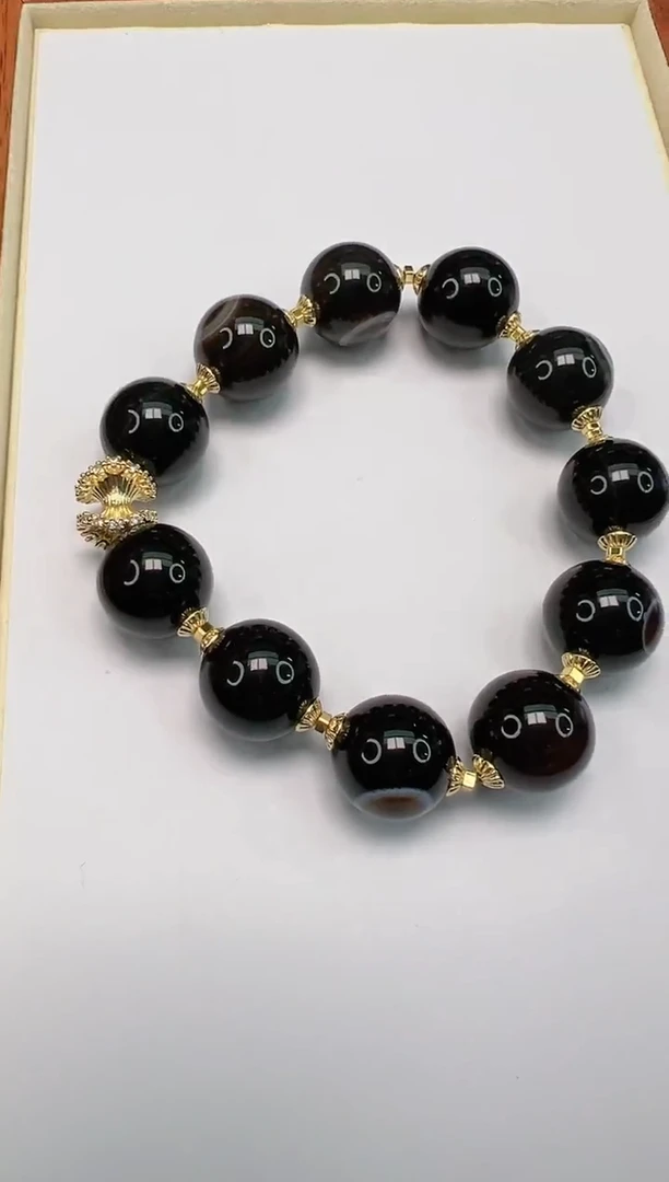 未镶嵌手链玛瑙/玉髓Y21711（拍一发一）多样性发货