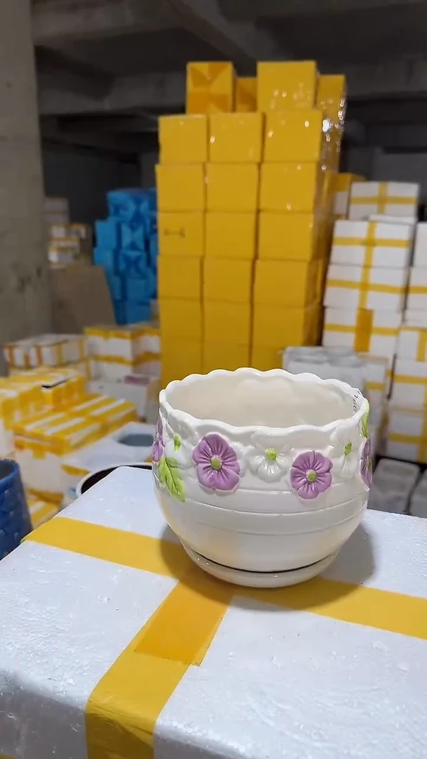 高温陶瓷花盆+Q100