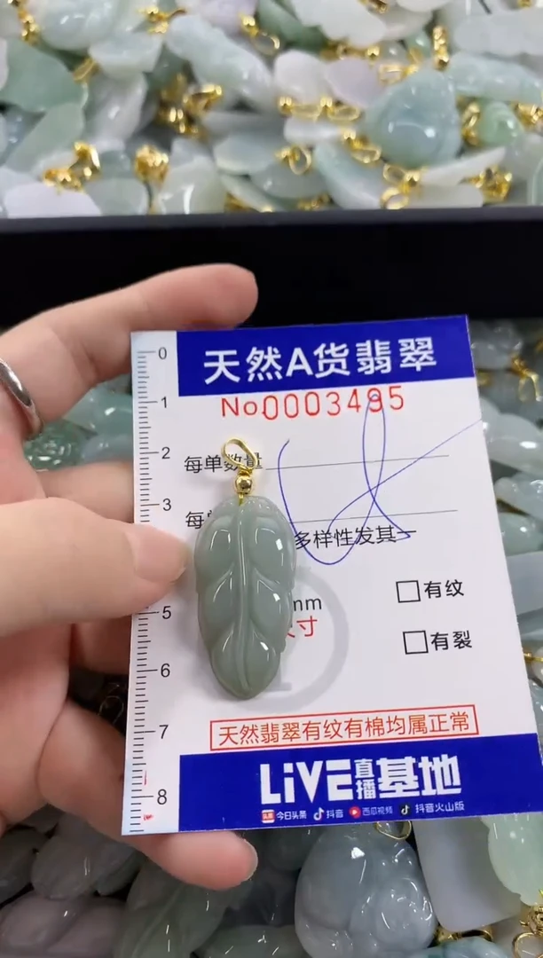 颈饰未镶嵌翡翠天然A货翡翠