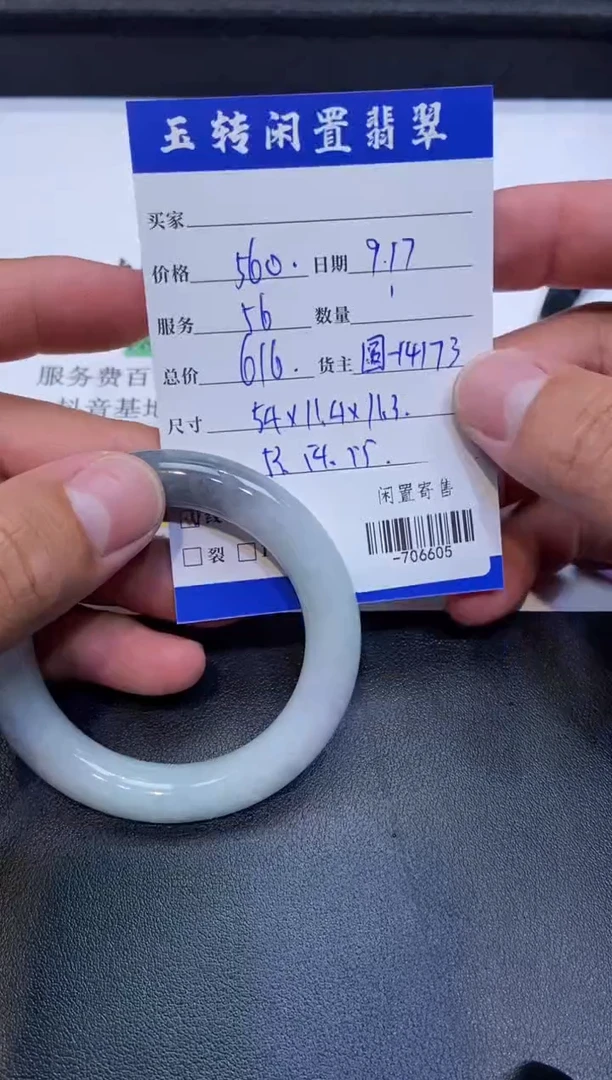 颈饰未镶嵌翡翠手镯多人-706605