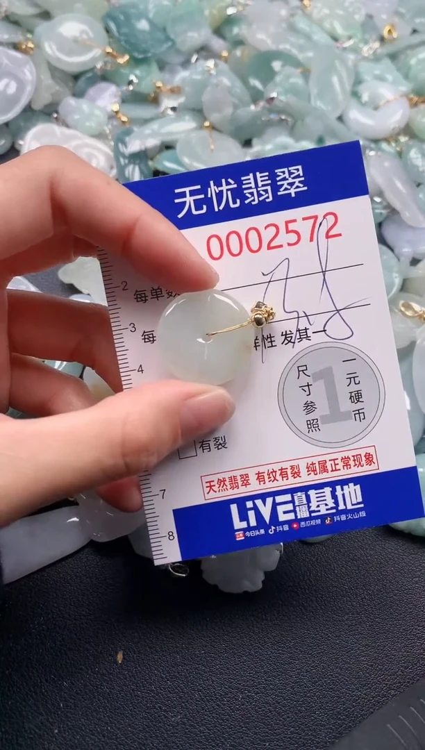 吊坠(不含链)未镶嵌翡翠2572