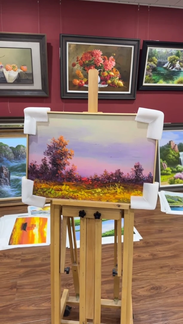 油画 纯手绘油画 带装裱
