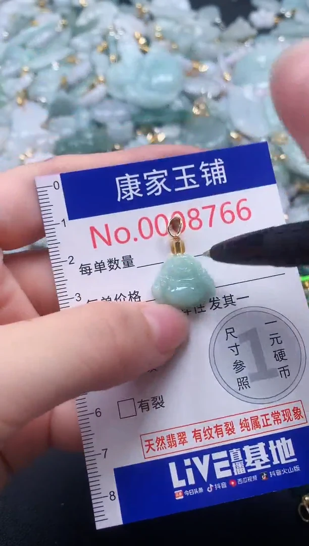 颈饰未镶嵌翡翠8766