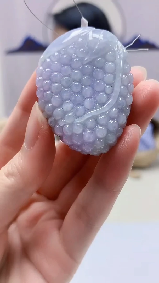 【闪购商品】定制翡翠未镶嵌3123zm-毛货挂件164