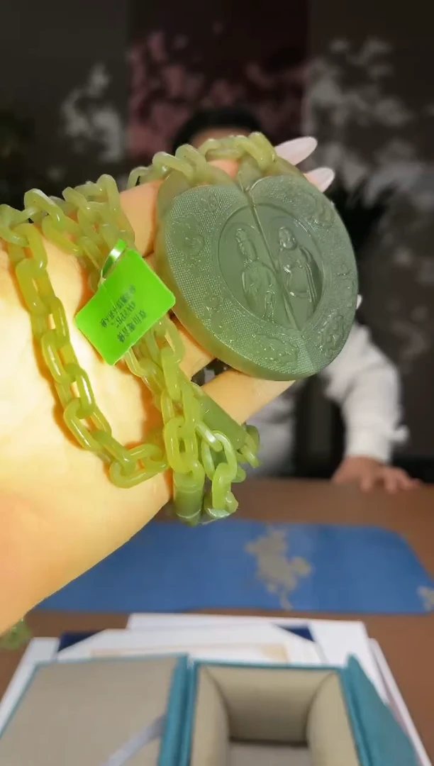 和田玉未镶嵌颈饰A409