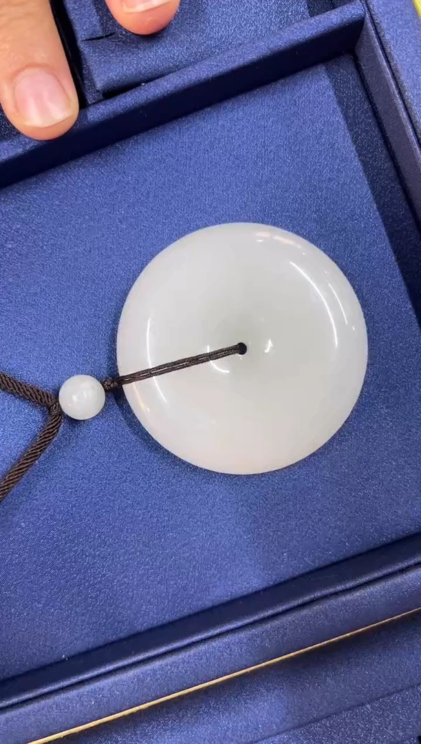 【闪购商品】和田玉吊坠未镶嵌白玉大平安扣吊坠