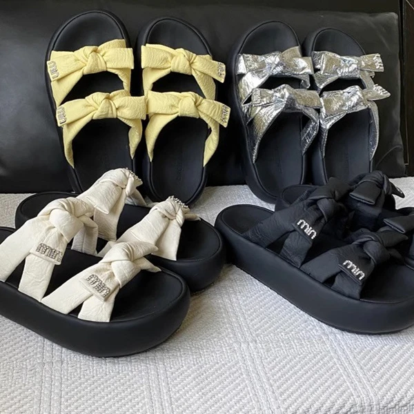 增高厚底凉拖鞋外穿仙女鞋2025年夏季新款小众配裙子松糕罗马凉鞋