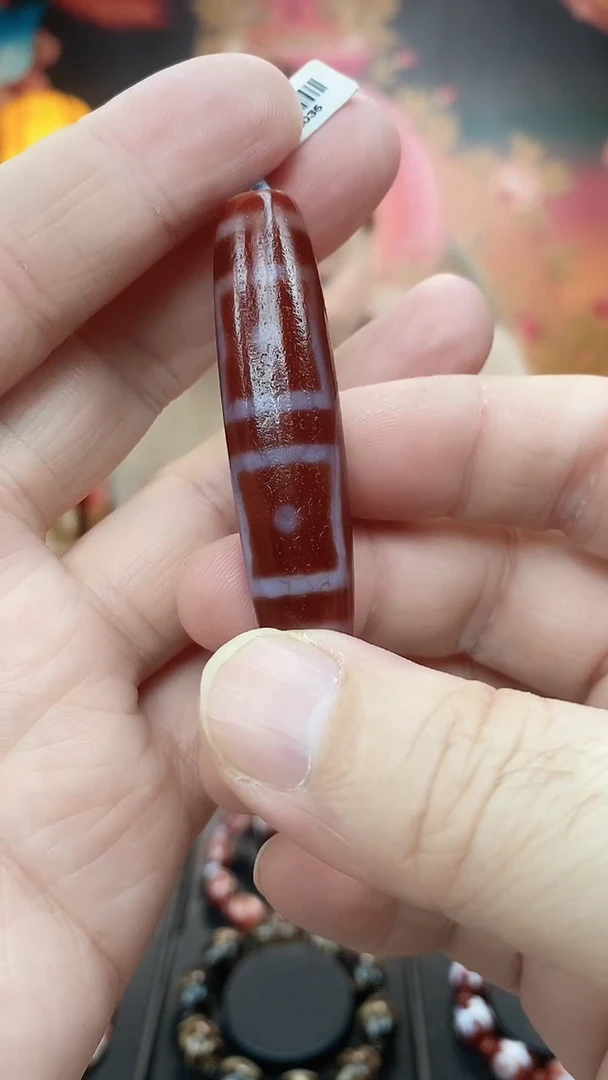 【闪购商品】玛瑙/玉髓单珠未镶嵌玛瑙四眼单珠