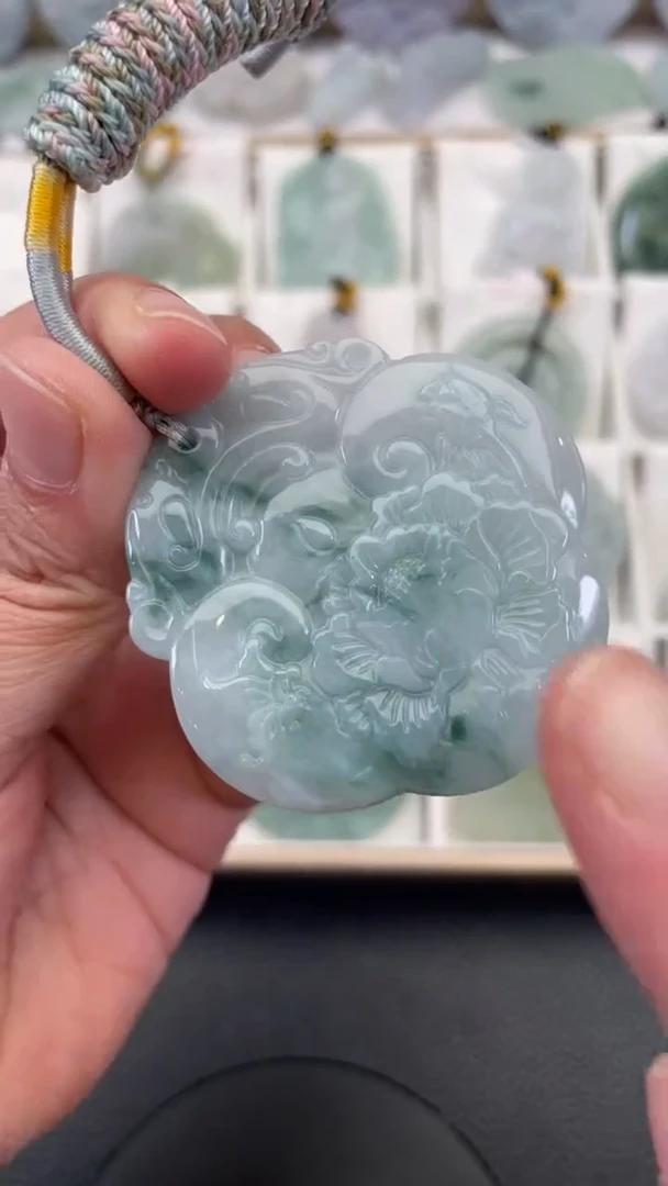 颈饰未镶嵌翡翠天然缅甸翡翠A货117