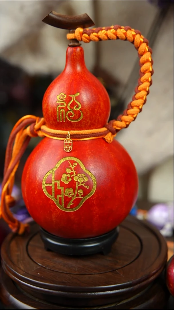 106号500ml左右非遗大漆酒葫芦