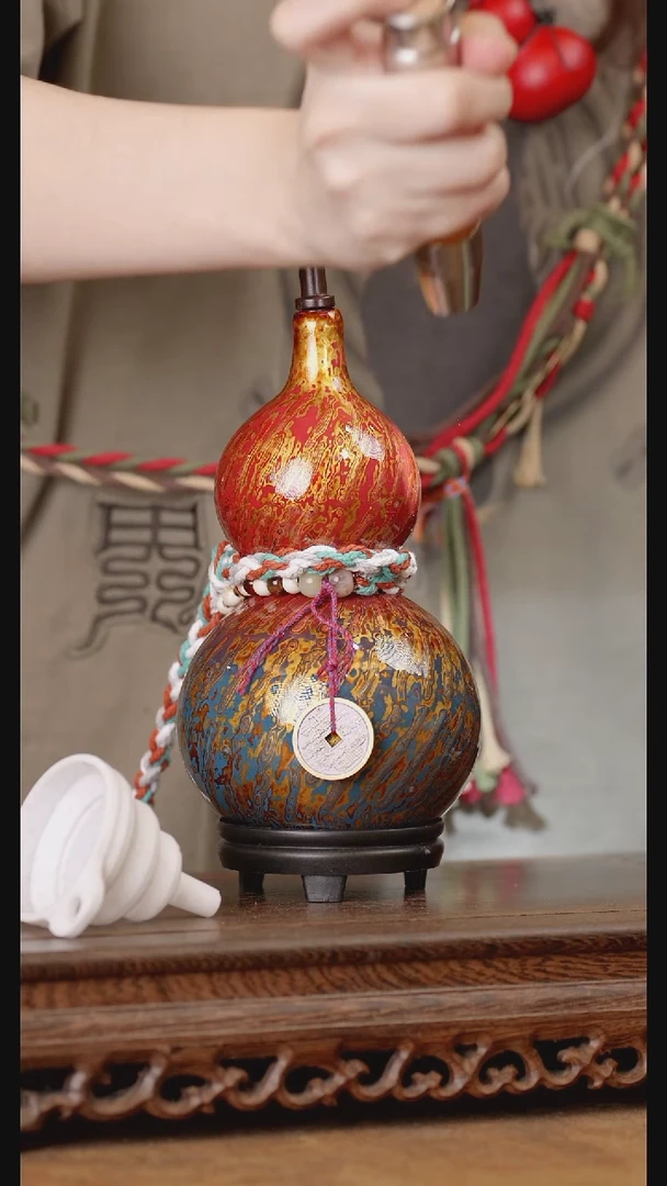 137号精品天然大漆酒葫芦一物一拍~