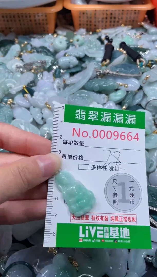 颈饰未镶嵌翡翠9664