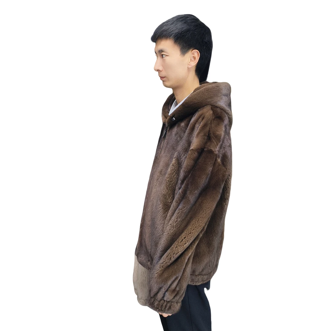 反季短款女款银兰珍珠水貂服装男款皮草貂皮大衣链接以直播间为准