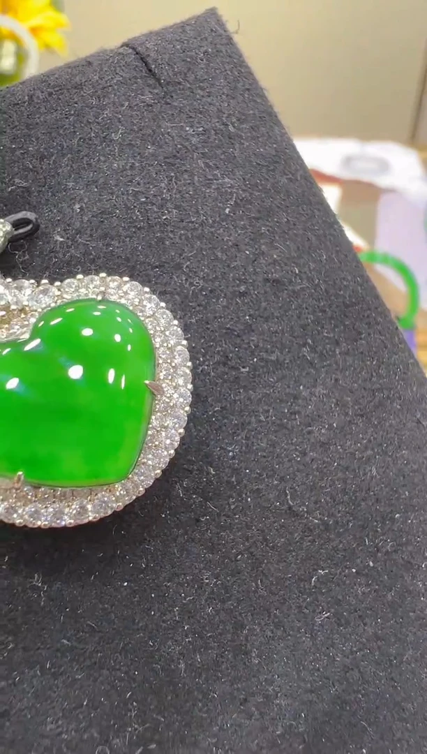 吊坠(不含链)银S925镶嵌翡翠多样性团购发一件