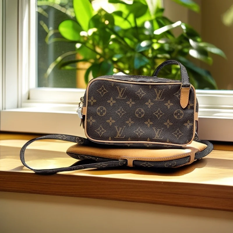95新 LouisVuitton/路易威登 老花相机包1216 0240