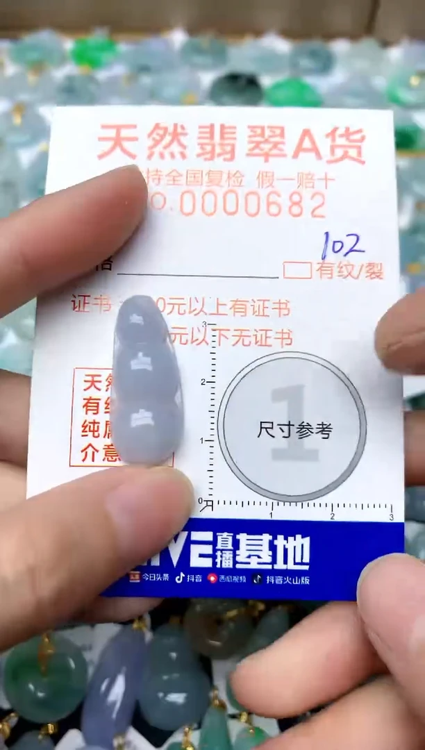 【闪购商品】翡翠颈饰未镶嵌102天然A货翡翠