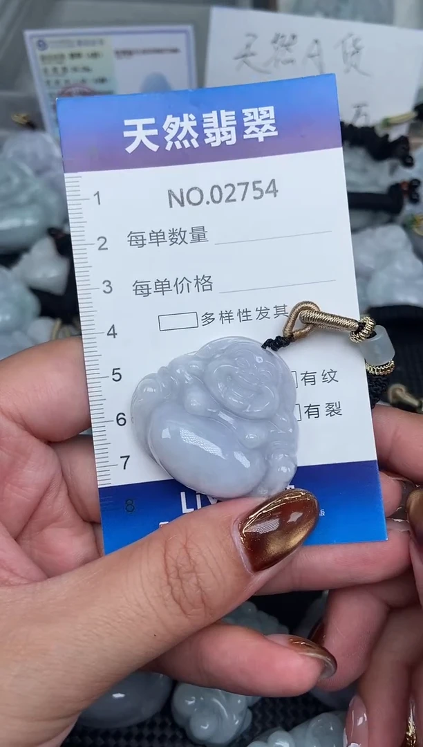 颈饰未镶嵌翡翠天然A货翡翠纯2754
