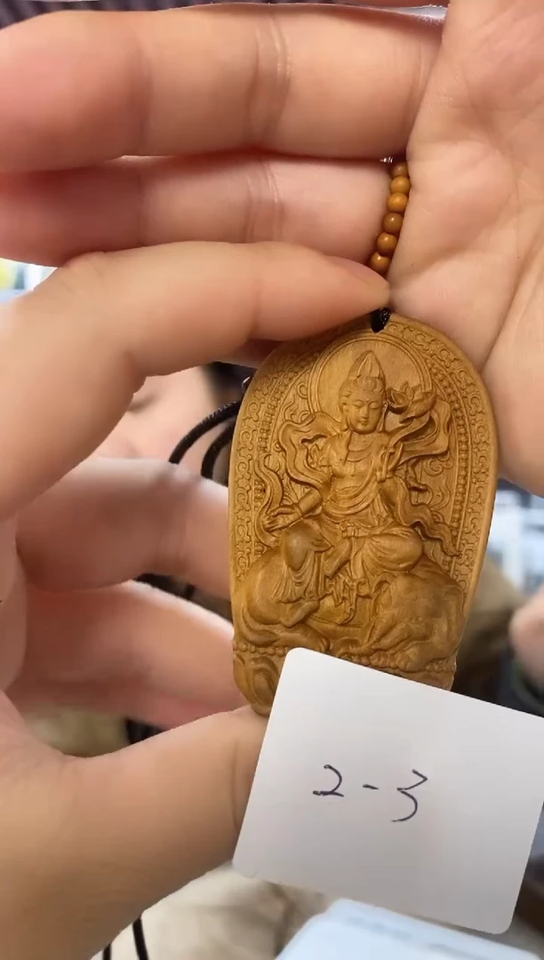 檀香木其他2号仓老山檀文殊菩萨3