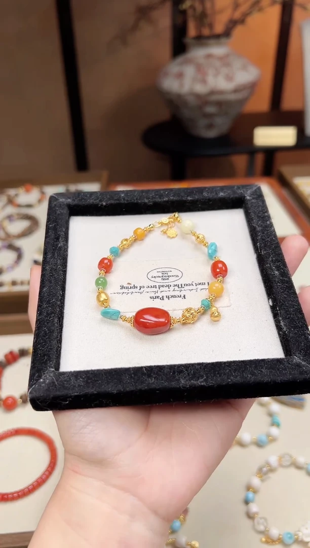 未镶嵌手链南红玛瑙多样性发其一