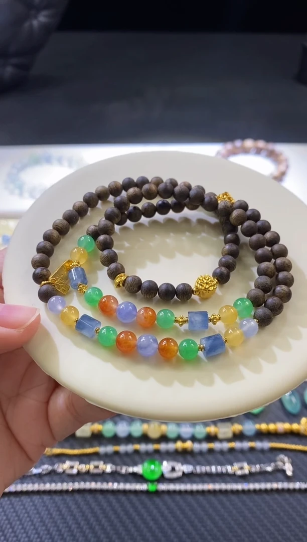 翡翠挂件未镶嵌买断无鉴赏珠子双圈尾款