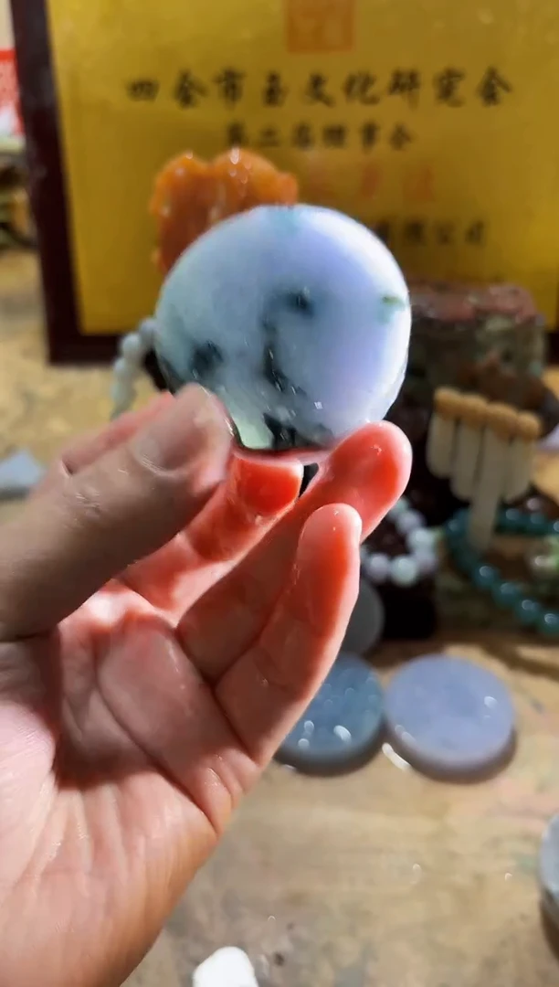 未镶嵌挂件翡翠A货常星7598