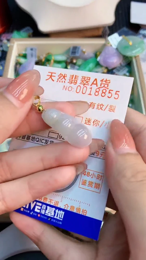 翡翠未镶嵌吊坠(不含链)1