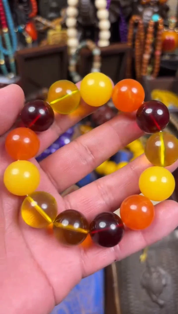 未镶嵌蜜蜡耳饰-----------------