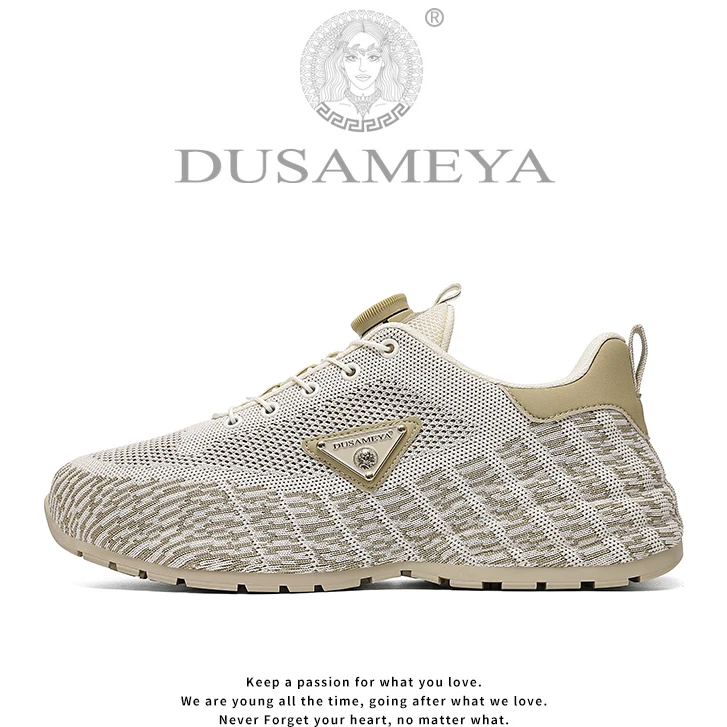 DUSAMEYA/杜莎米娅2025新款阿帕奇男鞋夏季休闲潮鞋飞织透气鞋