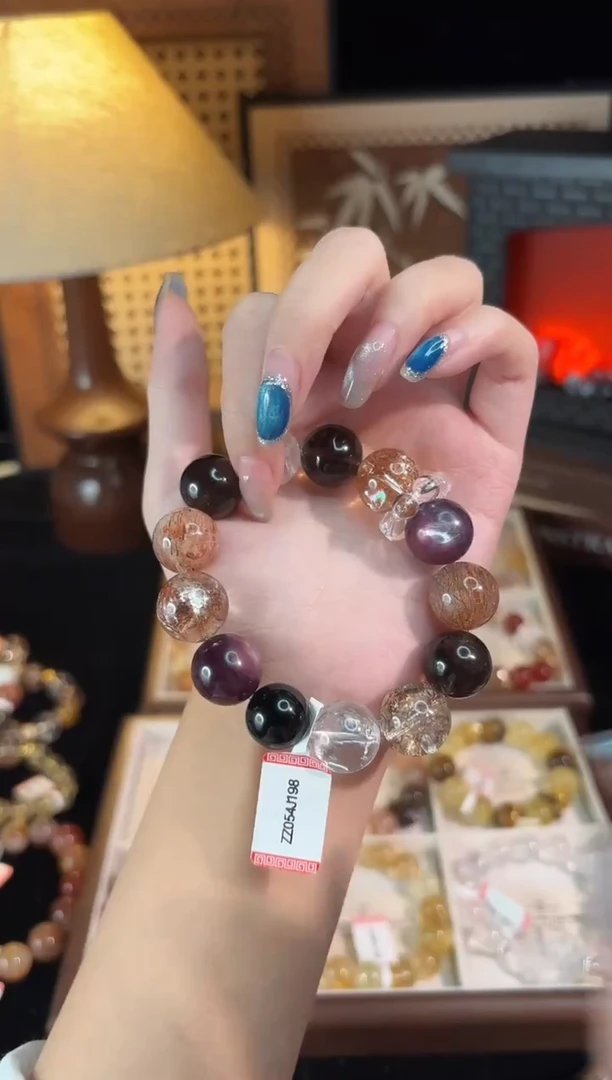 合金手链水晶暗夜鎏金