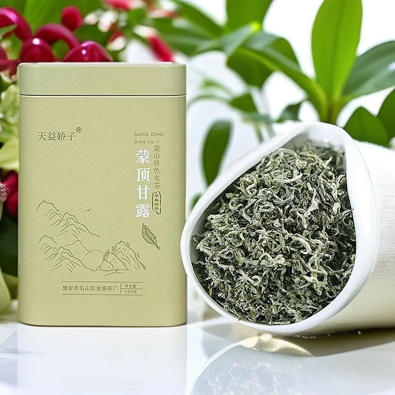 蒙顶山茶早春头采蒙顶甘露绿茶