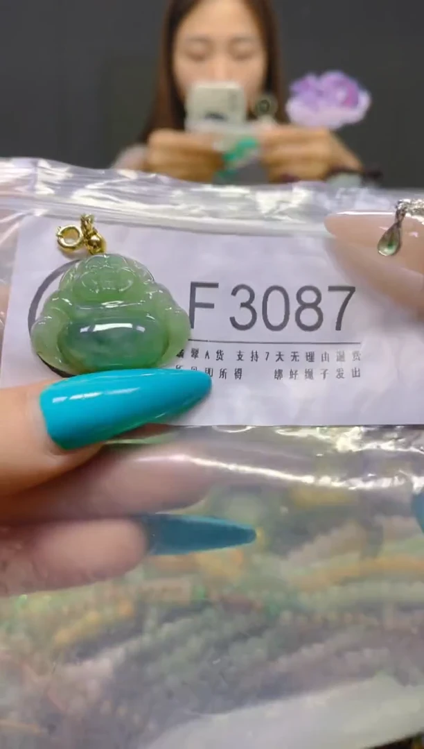 颈饰未镶嵌翡翠/F/翡翠A货，一件也是批发价
