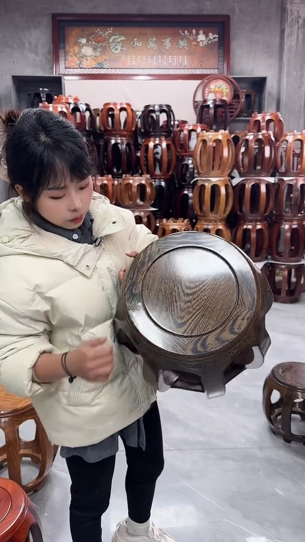 【闪购商品】鸡翅木类家具鸡翅木大号一对