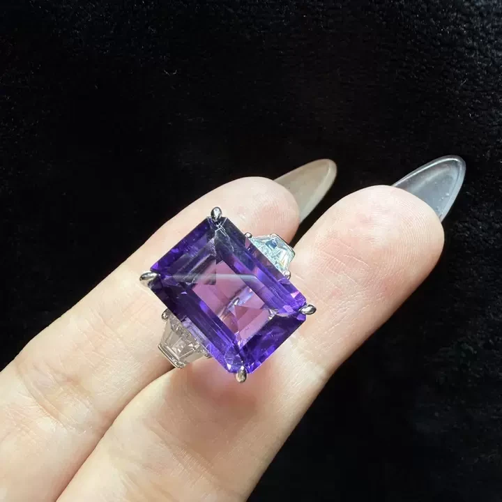 紫水晶戒指 紫水晶戒指
