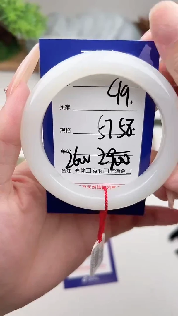 未镶嵌手镯和田玉微色差C19