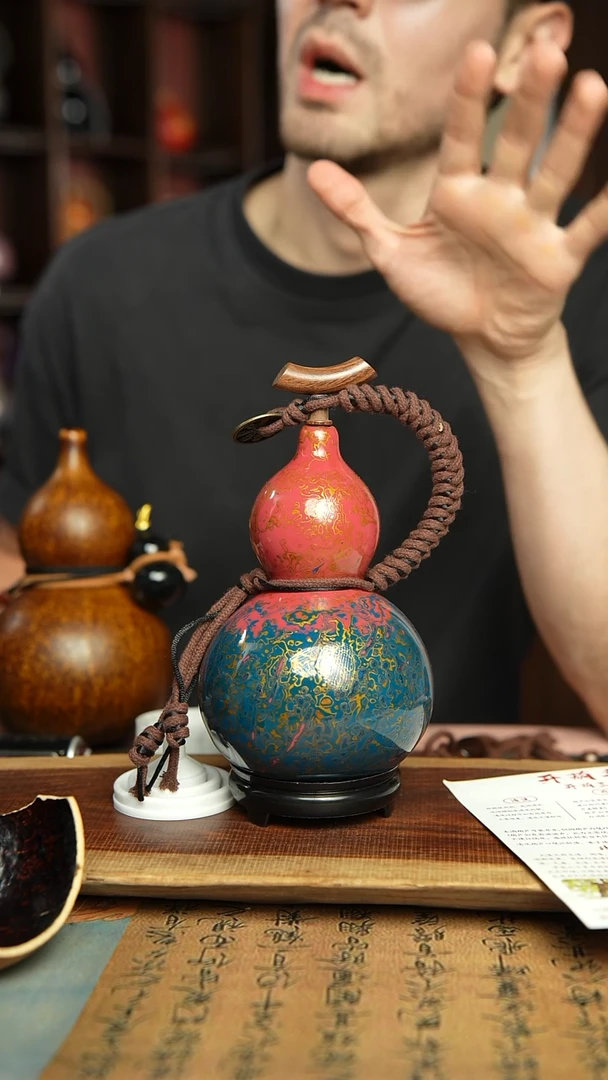 109号精品大漆酒葫芦防腐防渗装水茶酒