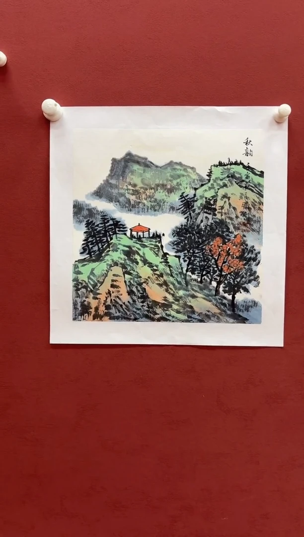国画悲鸿艺术/沈国卿/国画