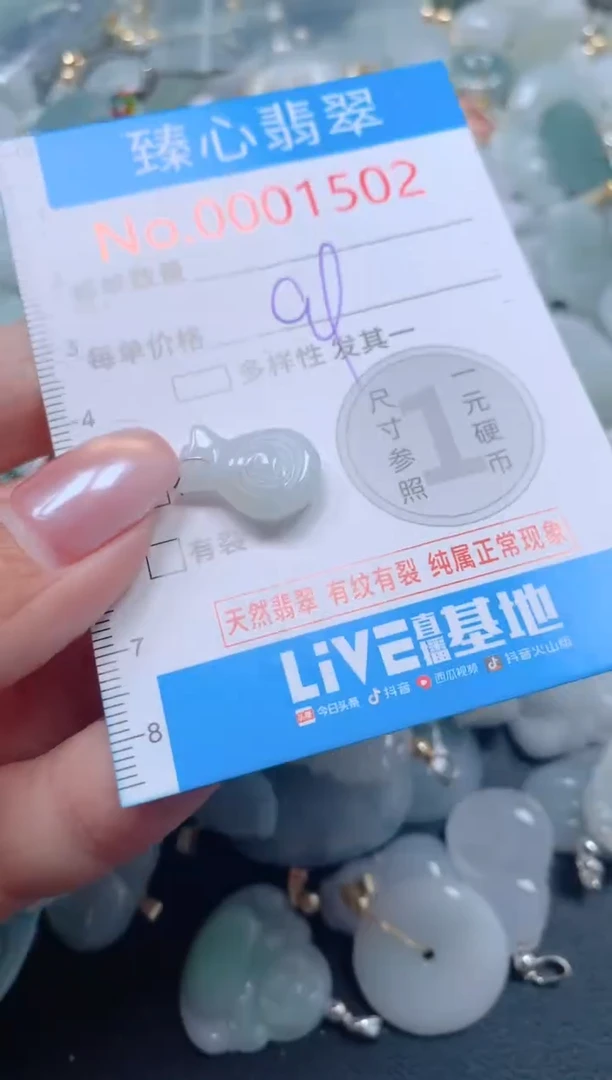 吊坠(不含链)未镶嵌翡翠1502