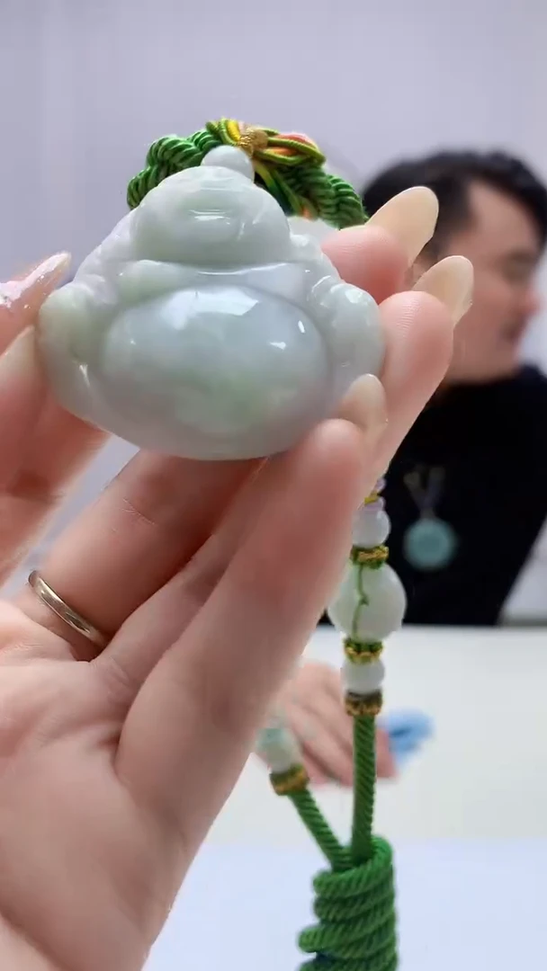 翡翠未镶嵌颈饰5060DD-JJ挂件4