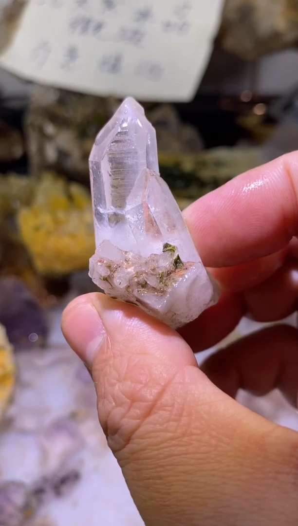 未镶嵌珠宝半成品水晶121号四川美姑超七花园水晶