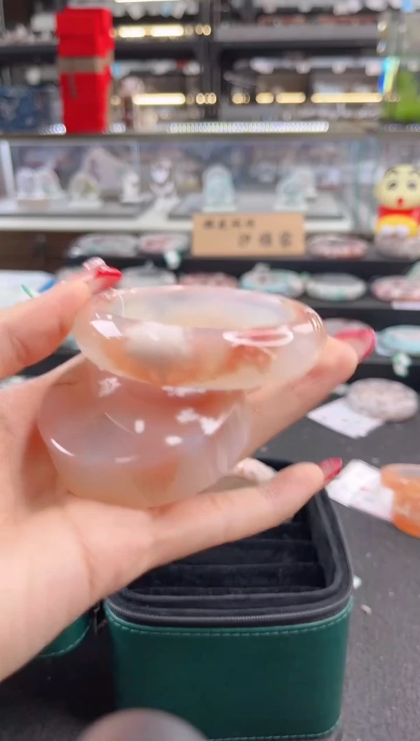 未镶嵌手镯石英质玉57圈口（赠品镯心）691888